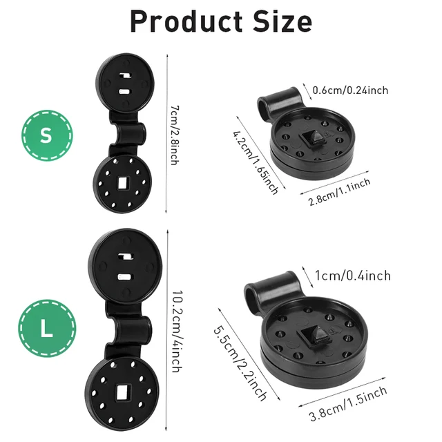 6-60Db Napfényes Nettó Klip Napfény Árnyékolás Rögzítő Bilincs Árnyékoló Kendő Javítás Kerítés Háló Beépítési Az Üvegházhatású Kerthez - Image 6