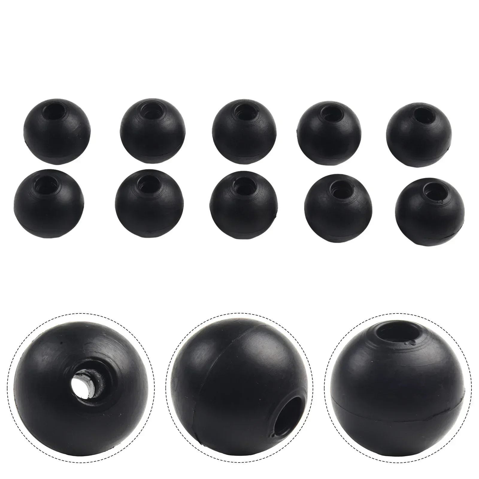 PATIKIL Fermacavo A Sfera In Acciaio Inox Per Cavi Fitness 5mm - Set Da 10 Pezzi Argento Per Macchine E Fasce Elastiche