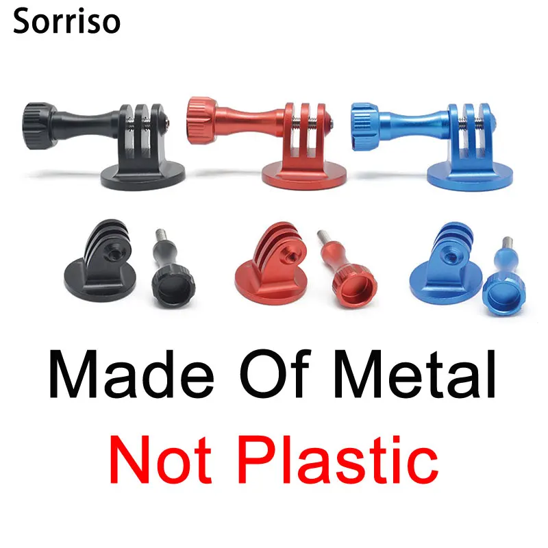 Sorriso Per Gopro Hero 3 4 5 6 7 8 9 10 11 Max Go Pro Black Power Bank Moto Casco Treppiede Supporto Supporto Accessori