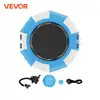 VEVOR 6.5/10/12/13/15ft Water Trampoline InflatablRecreational Water Bouncer w/Electric Inflator Portable Bounce Swim Platform 1
