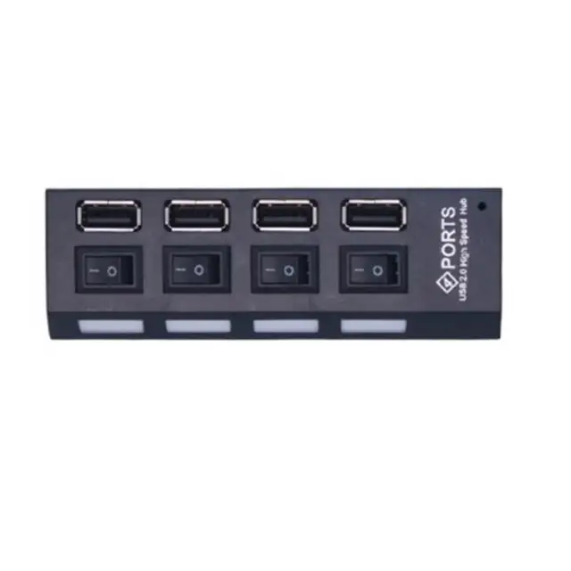 RYRA USB 2.0 허브, 다중 확장기, PC용 스위치