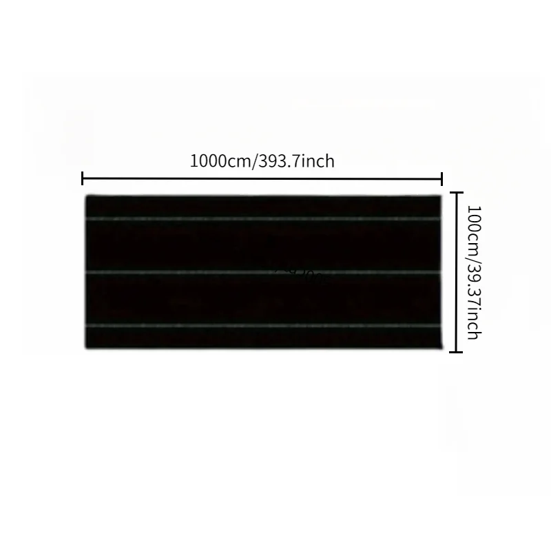 Weed Membrane Garden Landscape Fabric Anti Grass Cloth Strong Breathable Plastic Mulch Thicker Durable Ground Cover Sheet Mat