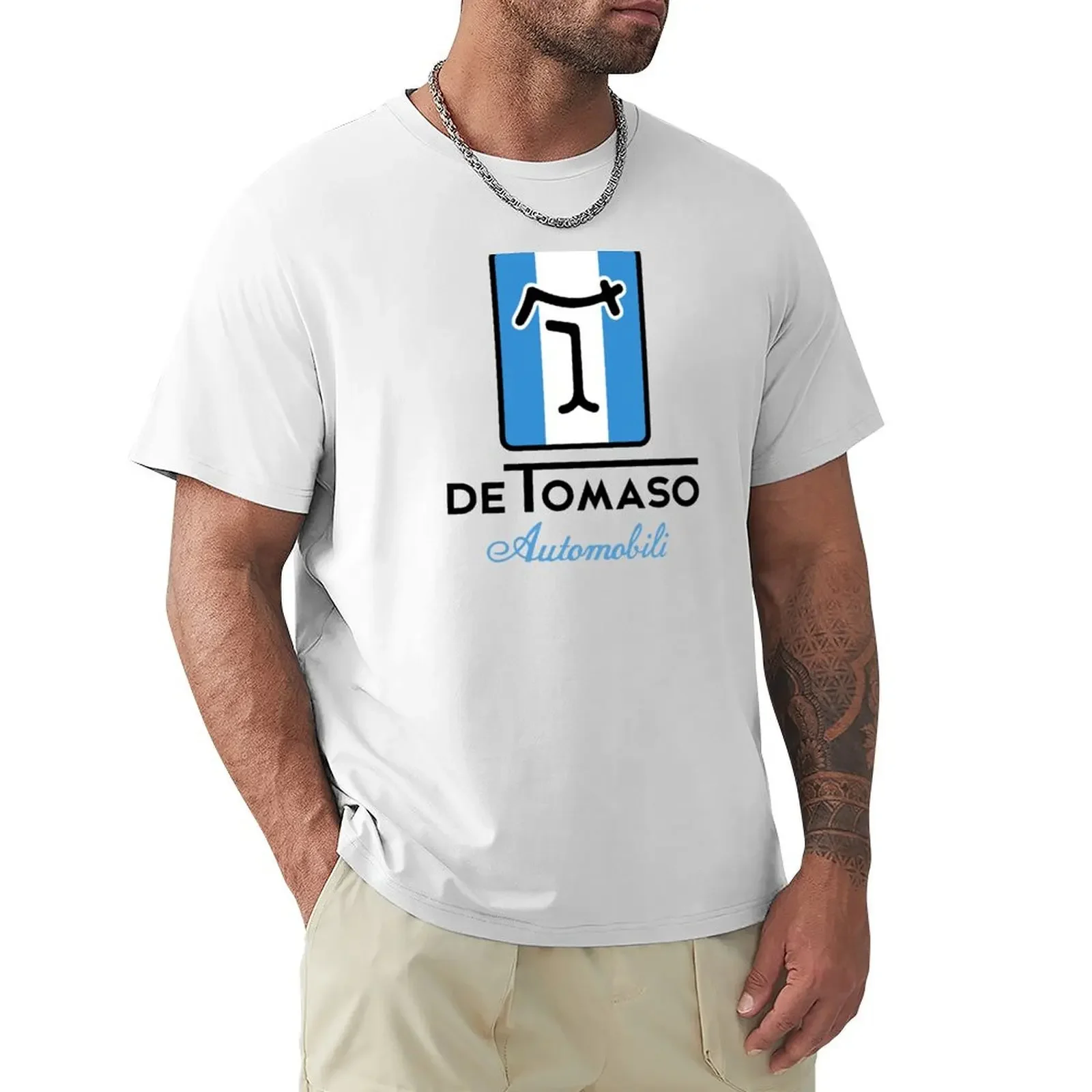 

DeTomaso Automobili T-shirt kawaii clothes funnys mens t shirt graphic