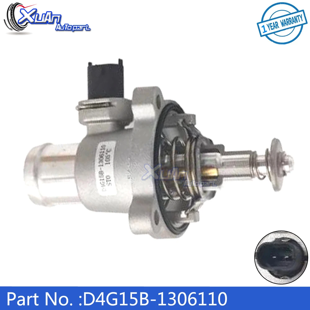 

XUAN Car Engine Electronic Thermostat Cooling System Thermostat D4G15B-1306110 For Chery Tiggo 2 3x D4G15B Engine 1.5L