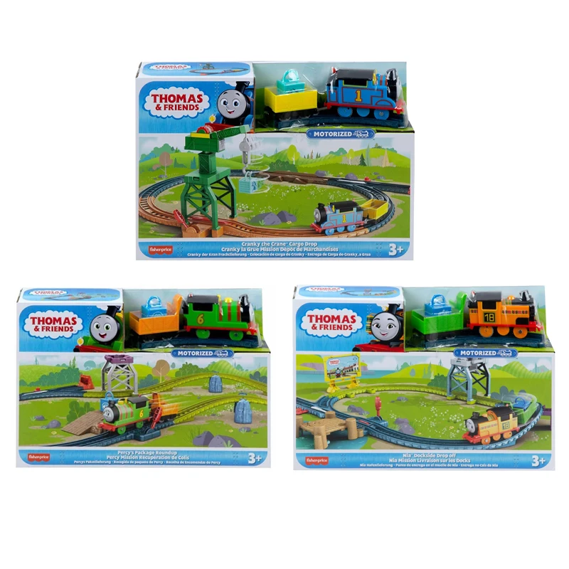 Thomas Friends Cranky The Crane Cargo Drop Train Track Set Nia