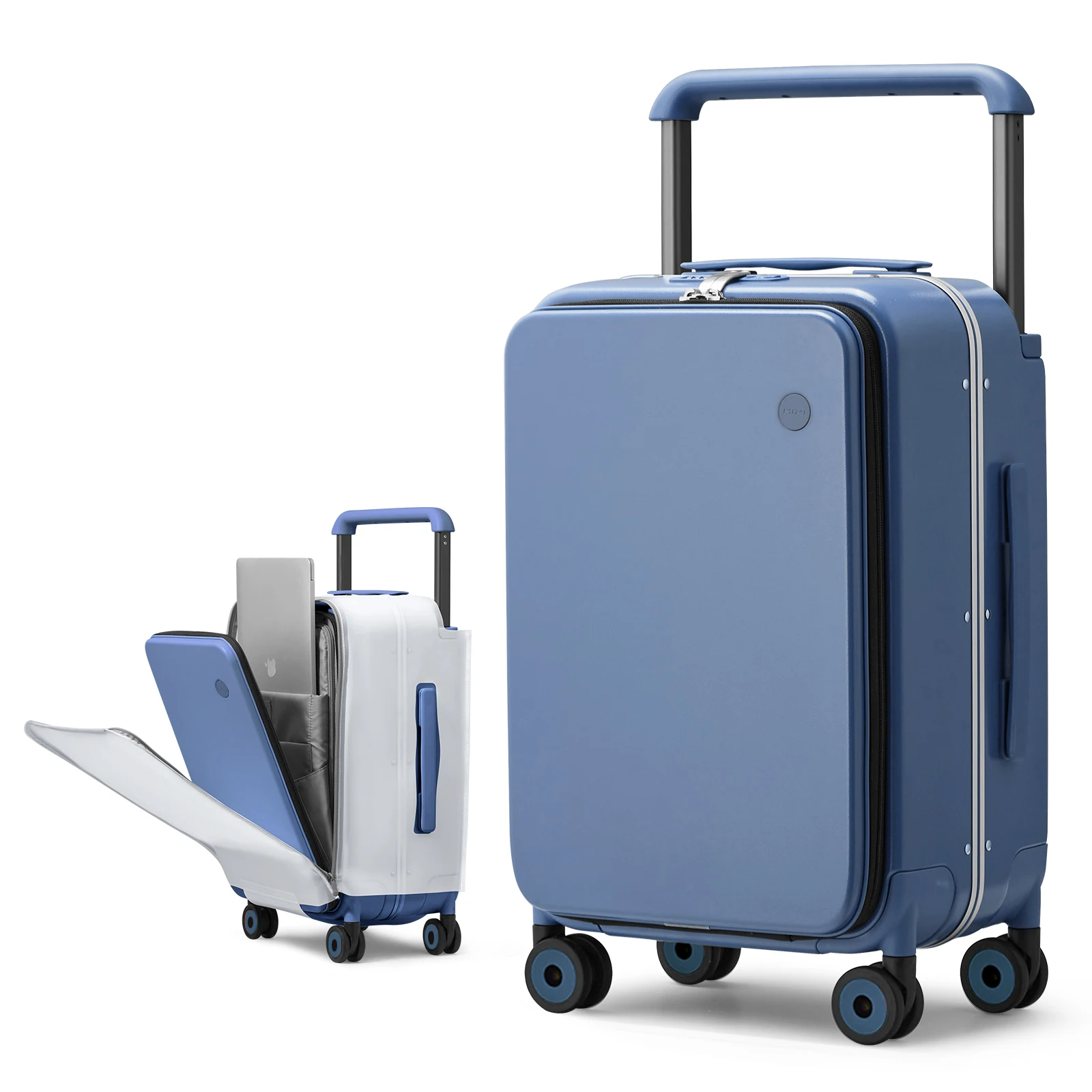 Mixi 2024 עיצוב רחב ידית לגברים לשאת-על מזוודות נשים נסיעות טרולי מקרה 20 אינץ 'תא PC אלומיניום מסגרת אלומיניום m9275