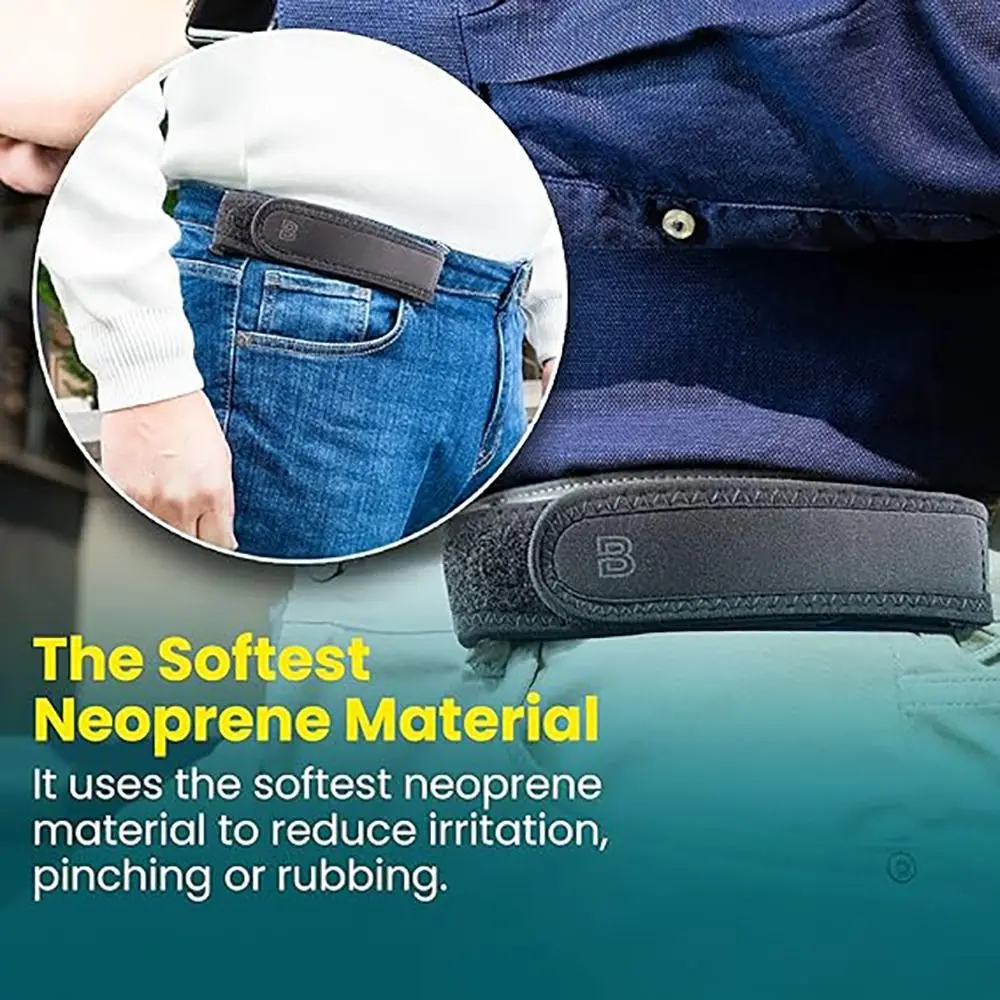 Buckle-Free Elastic Belt For Ostomy Bag Back Pain Wheelchair Fits 1.5 Inch Belt Loops elastic belt pants