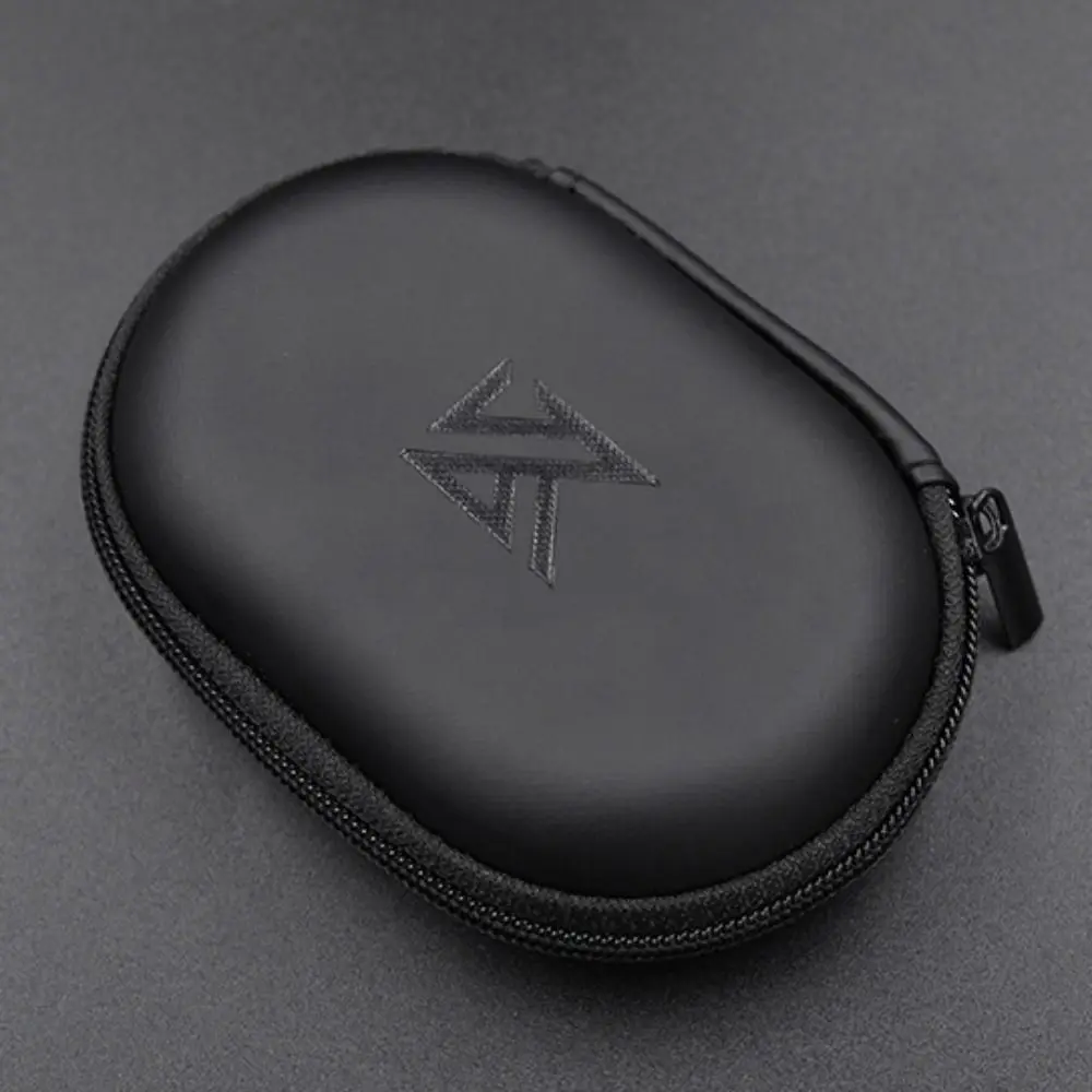 Enhanced Product Title: Stylish Oval Cortical Wired Earbuds Carrying Case
