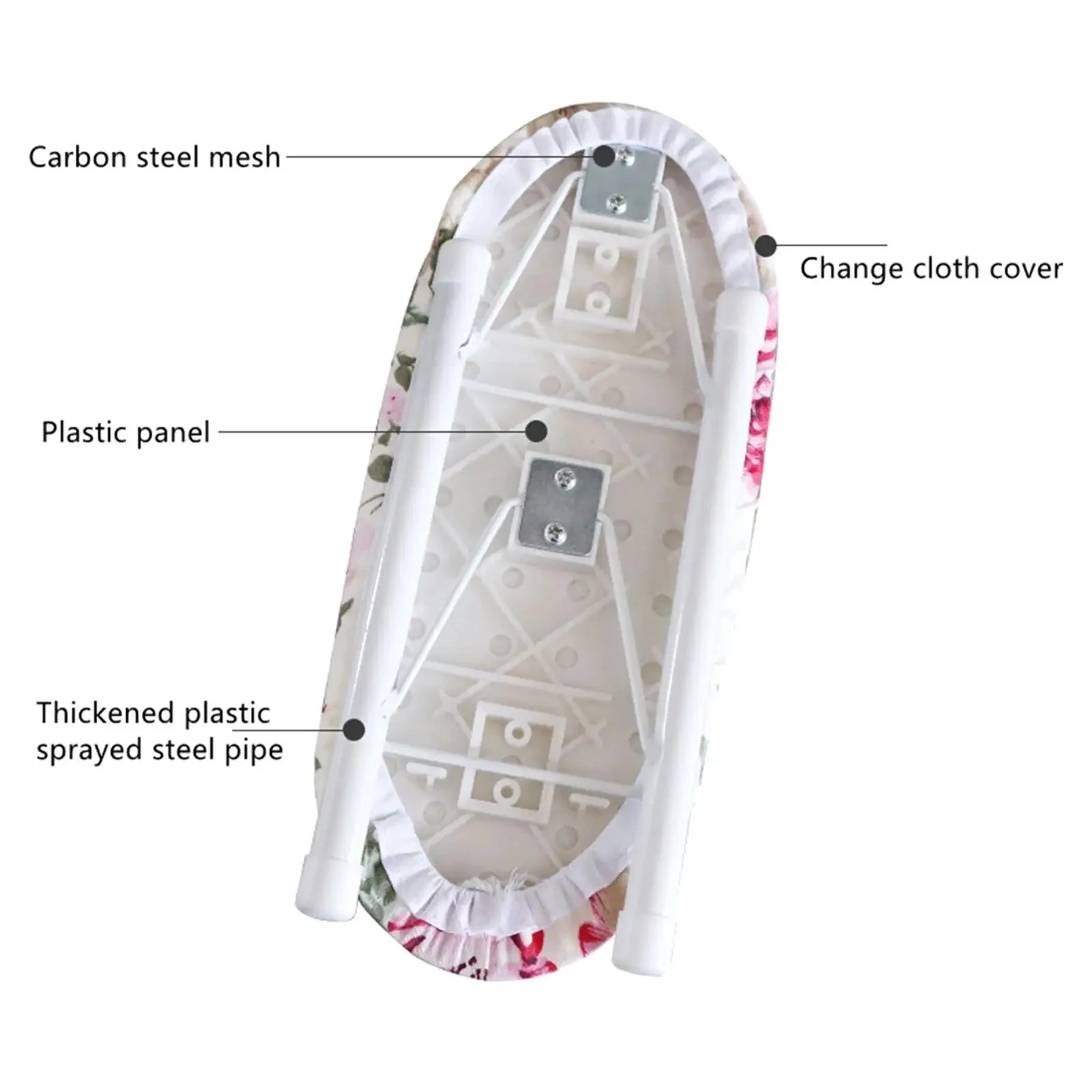 Ironing board mini portable sleeve home desktop foldable for easy storage and carrying suitable shirt sleeve size
