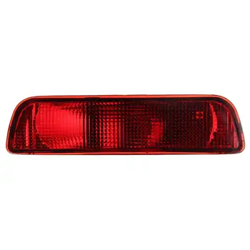 Car Red Lens paraurti posteriore fendinebbia fanale posteriore adatto per Nissan Qashqai 2007-2013 fendinebbia paraurti centrale posteriore rosso