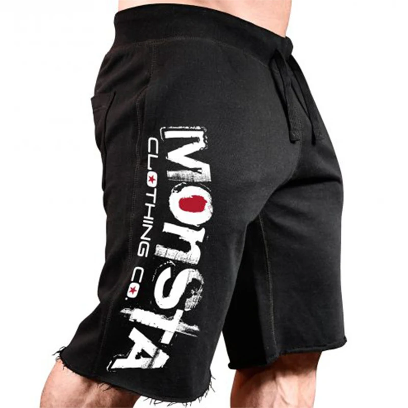 

Men's Casual Cotton jogger Shorts men Sexy Sweatpants Male Fitness Bodybuilding Workout Man Fashion Crossfits brand Short