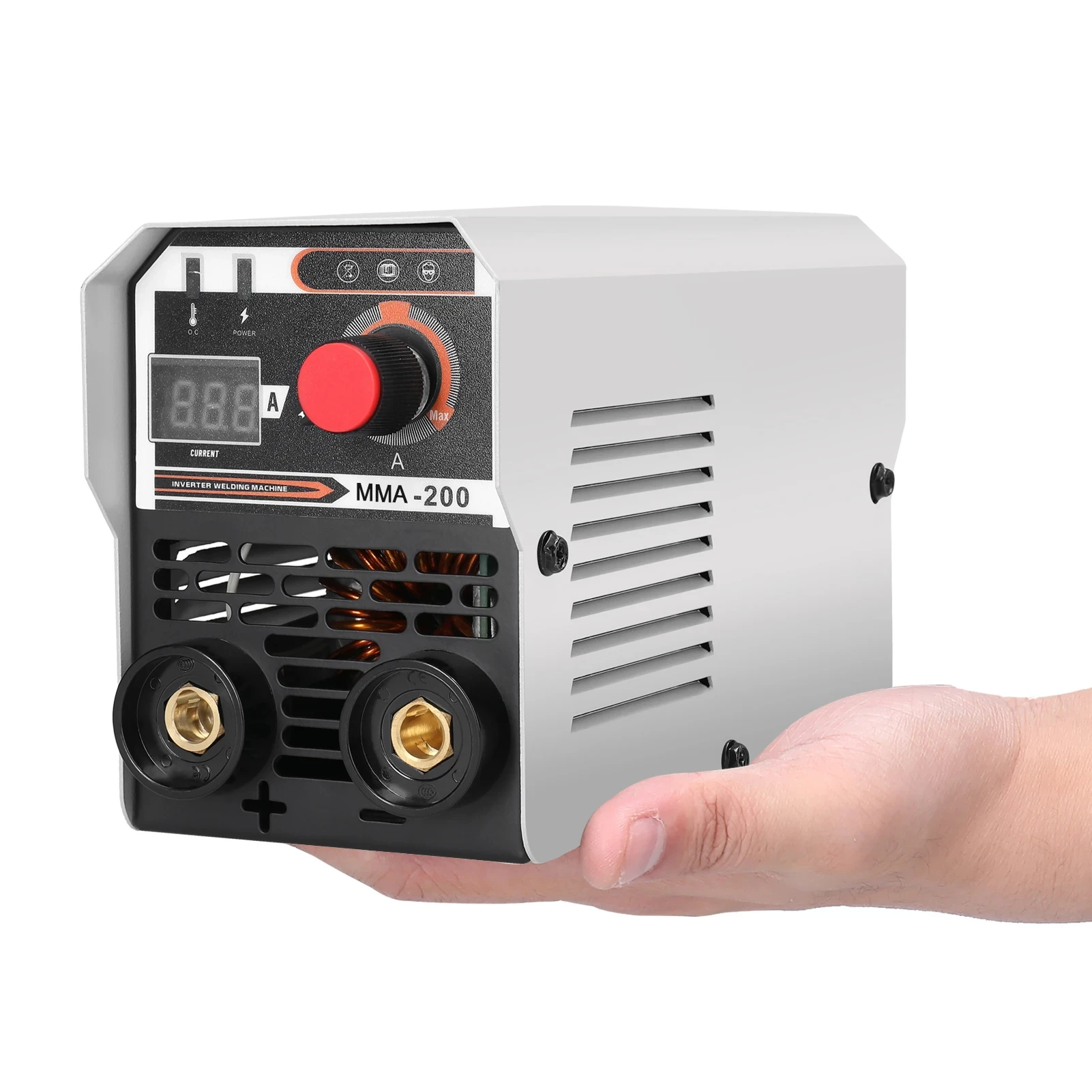 120A 220V European Standard Portable Mini Welding Machine MMA-200 handheld welding equipment MMA welding machine