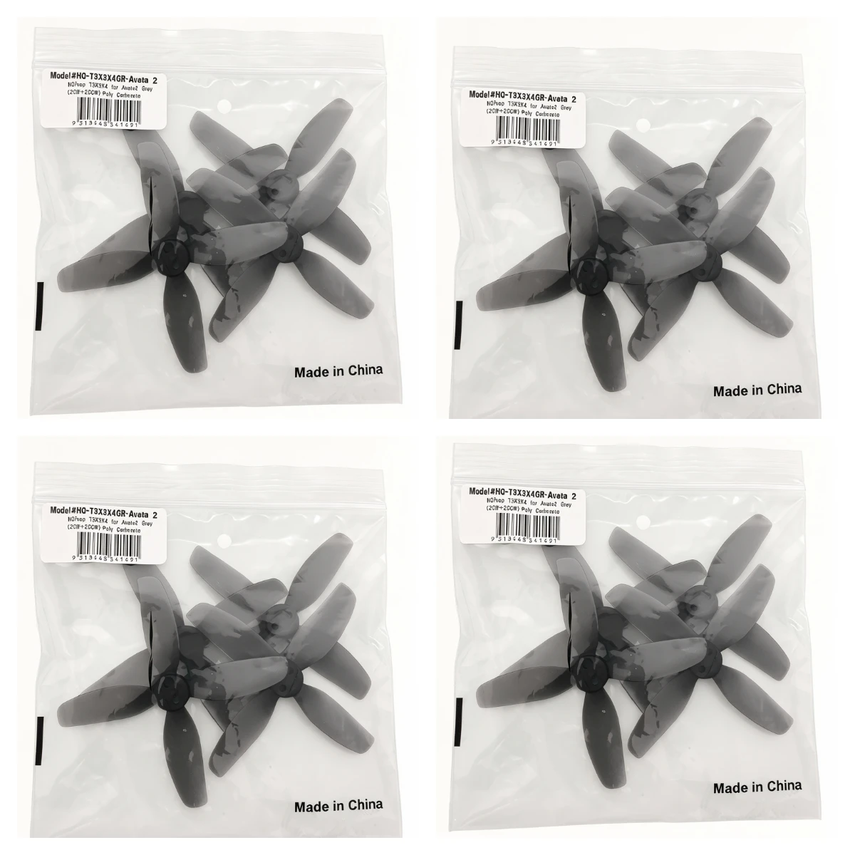8pairs 3X3X4 Gray
