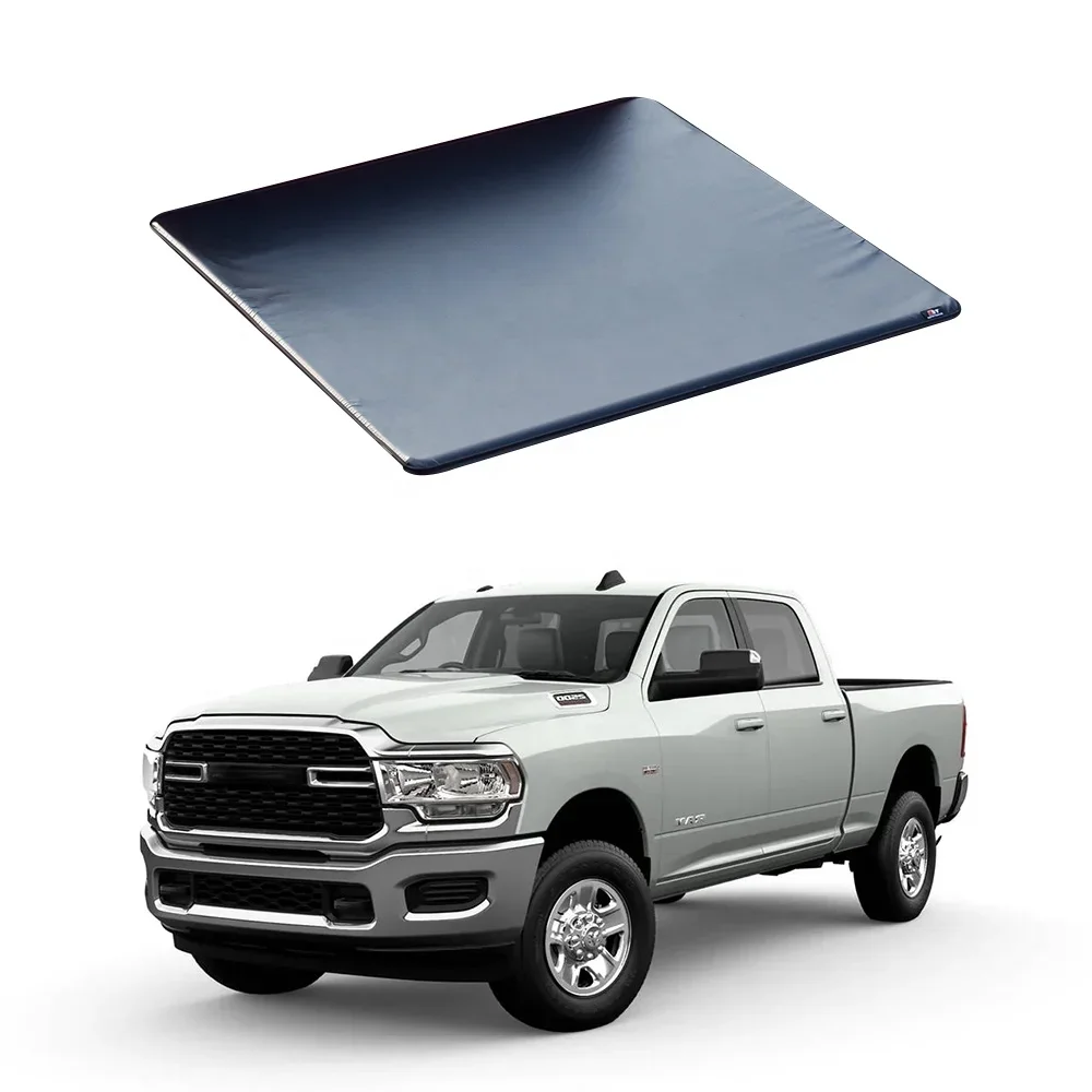 Vendita Calda Soft Tri-Fold Tonneau Cover Roll Up Bed Cover Per Pick Up 5 '6'6'' 5'8'' 5'7'' Dodge Ram 2500