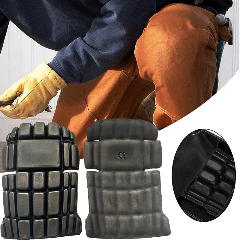Knee Pads Knee Protection Pad 1pair Industrial Leg Protection Workplace Knee Pad Insert Type Comfortable Construction Site For Working Trouser EVA Crashproof