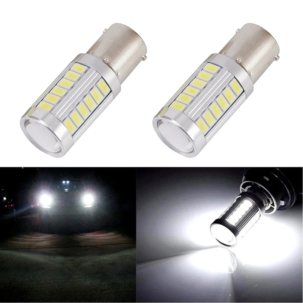 

Car Light LED Reversing Light Auto Car Super Bright 33-SMD White Bulb 800LM Accessories Aluminum DRL Headlight