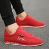 2024 Fashion Red Summer Low Men's Sneakers Canvas Shoes Comfortable Flat Vulcanized Shoes for Men Breathable Gym Mens Trainers 1