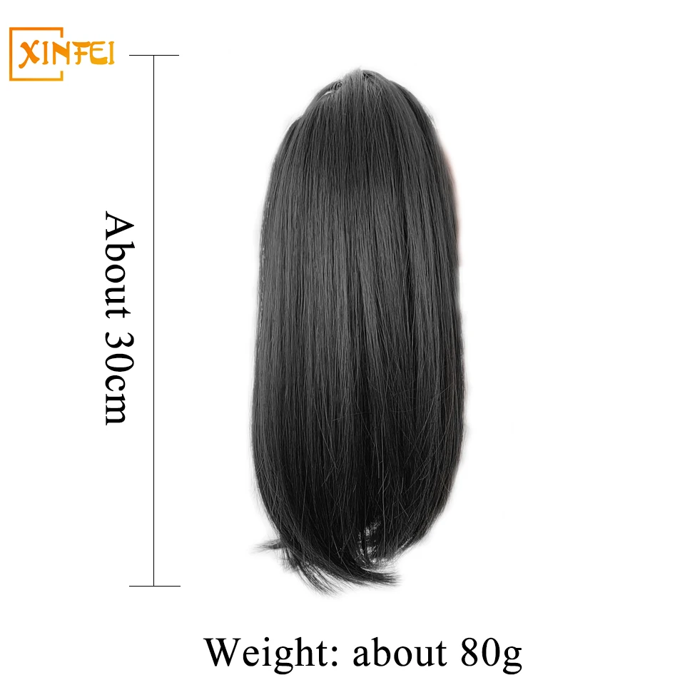 Synthetic Ponytail Wig Female Micro-roll Inner Buckle Short Ponytail Gripping Clip Type Lightweight And Fluffy Wig Braid clip in ponytail hair extension synthetic ponytail synthetic hair accessories clip in ponytail extensions