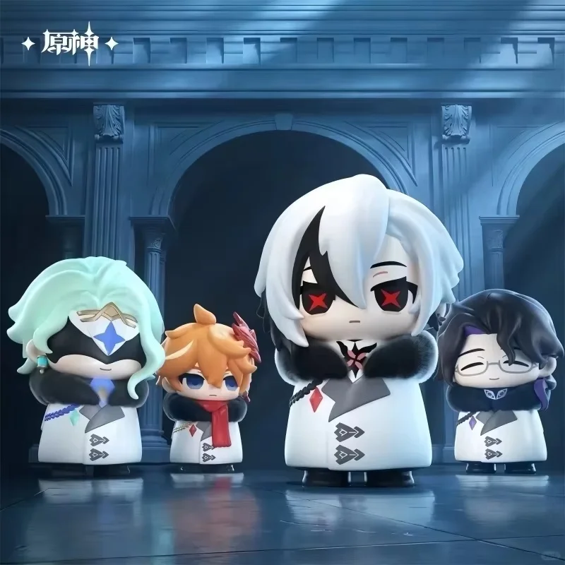 신제품  원본 원신 임팩트 파투이 하빈저 시리즈 트렌디 블라인드 박스 장난감 Q 버전 모델 장식 생일 서프라이즈 선물