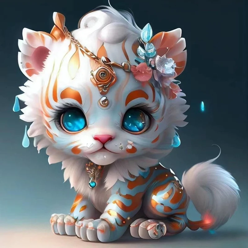 Houseeker Acrylic 12 Zodiac Animal Ornaments Car Pendant Hanging Decorations Cartoon Animals Keychains