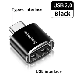 Baseus USB - C to USB - A 3.1 OTG Adapter - 10Gbps Data Sync Connector (Type C to USB Female)