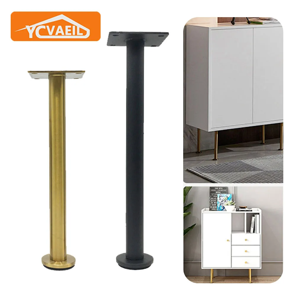 

1Pcs Height 13-30cm Metal Furniture Legs Adjustable Coffee Table Feet for Bathroom Cabinet Dresser Bed Sofa Replacement Foot