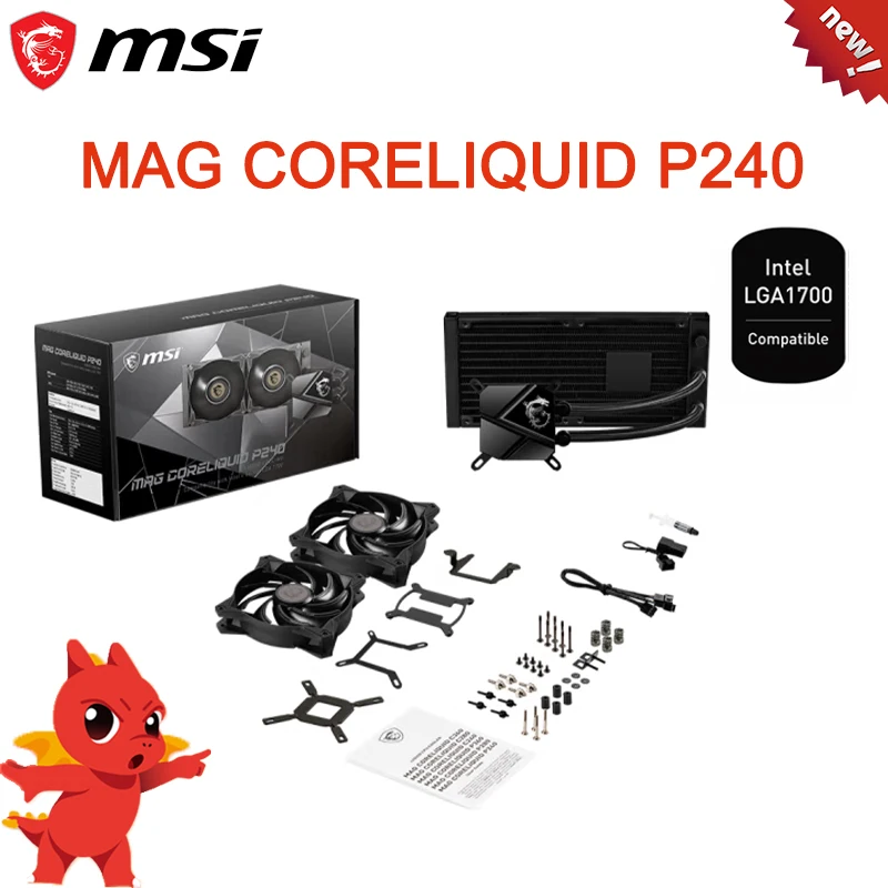 Kit Watercooling MSI Mag CoreLiquid P - 240mm (Noir) à prix bas