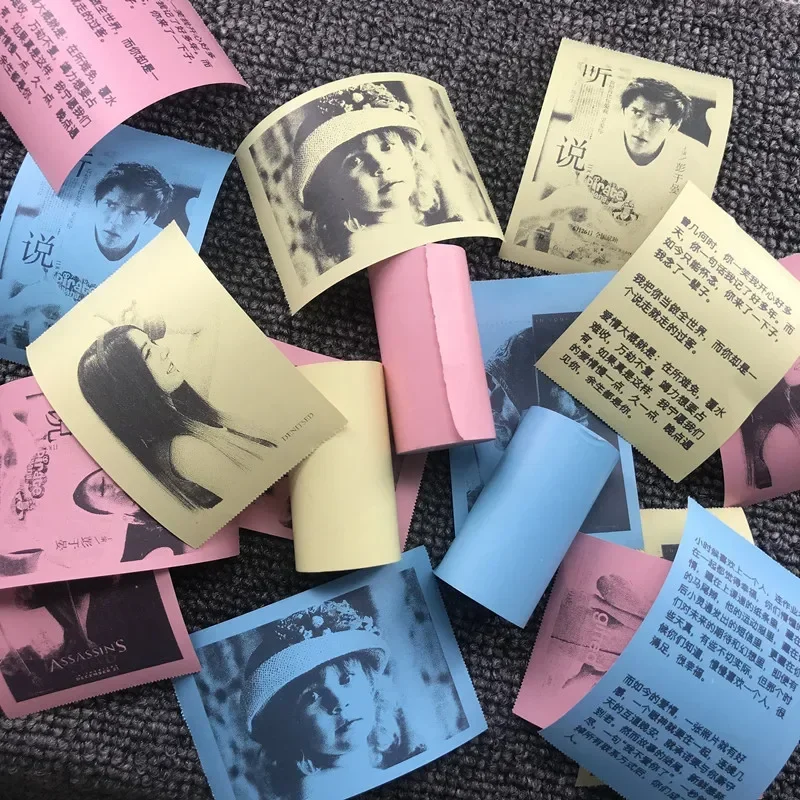 57MM Rolls Printing Paper for Mini Printer Kids Instant Print Camera Thermal Label Self-adhesive Sticker Paper Print Photo Note sticker paper instant camera refill paper thermal sticker paper printable sticker paper