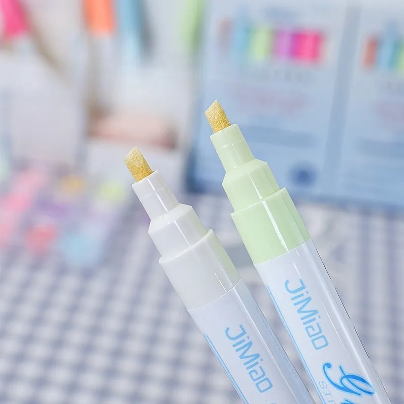 마카롱 컬러 디스펜싱 펜, 대용량, 세척 가능, 빠른 건조 접착제, 어린이 수제 스티커, 강력한 접착 접착제 스틱
