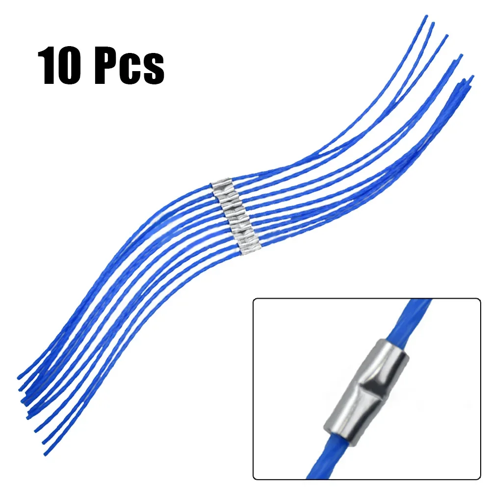

10pcs Strimmer Lines For String Trimmer Heavy Duty HDL GL687 GL690 40cm Garden Power Tool Accessories