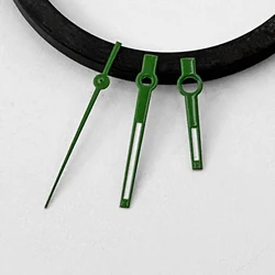 Rose Gold and Silver Watch Hands with Green Luminous Finish (NO.5 Green)