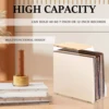 Vinyl Record Storage Holder Transparent Acrylic Solid Wood Display Holder Tape Books Files Storage Organizer Desk Storage Shelf 2