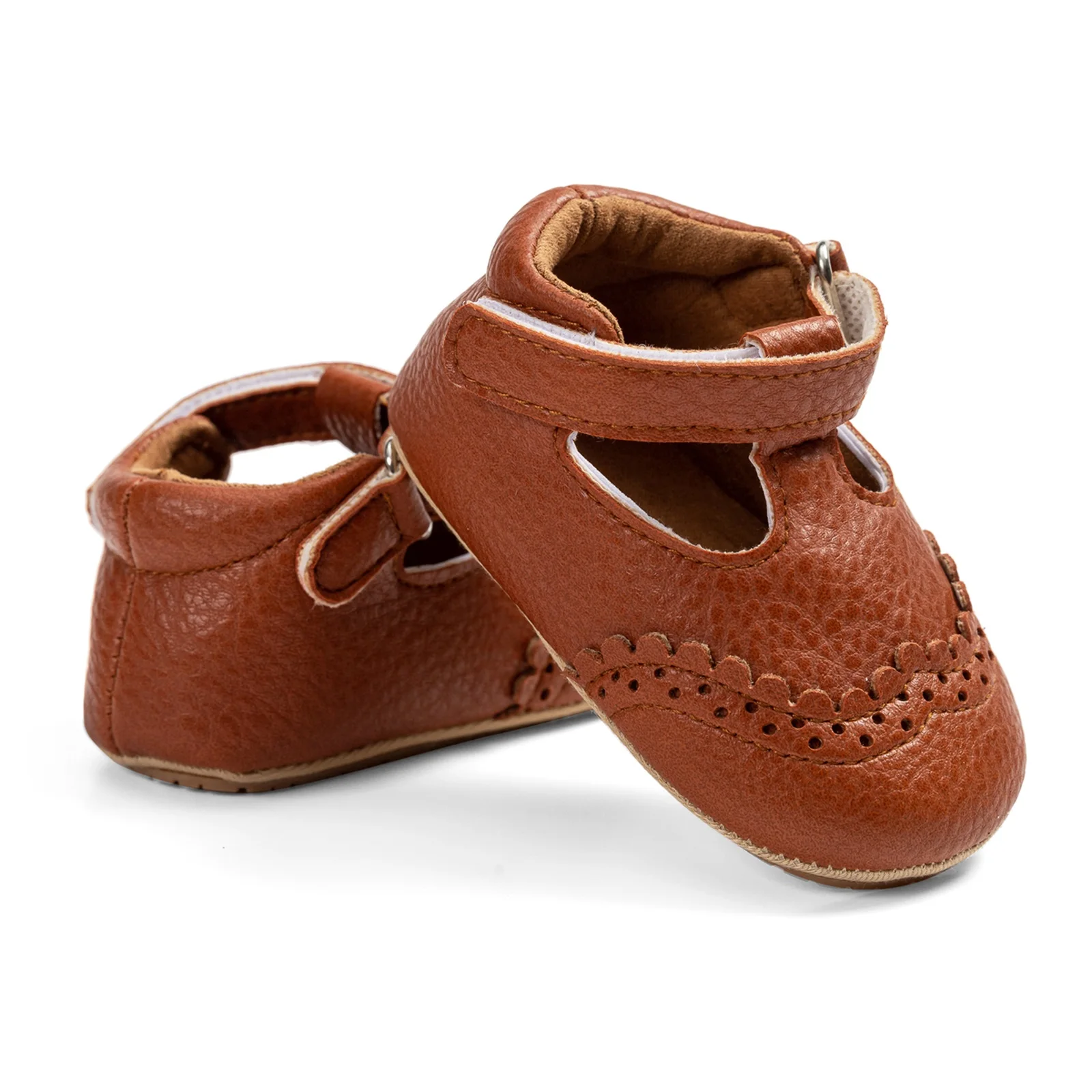 Mocasines De Moda Para Niños, Zapatos Planos De Cuero De Pu Lindos