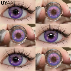 Vibrant Violet Fashion Contact Lenses - High Quality Soft Lenses for Eye - Catching Party Makeup (Cardcaptor)