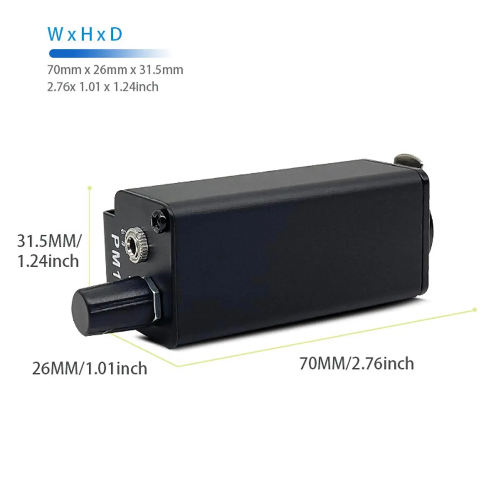 Portable Headphone Amplifier Audio Volume Control Device for Digital Player
