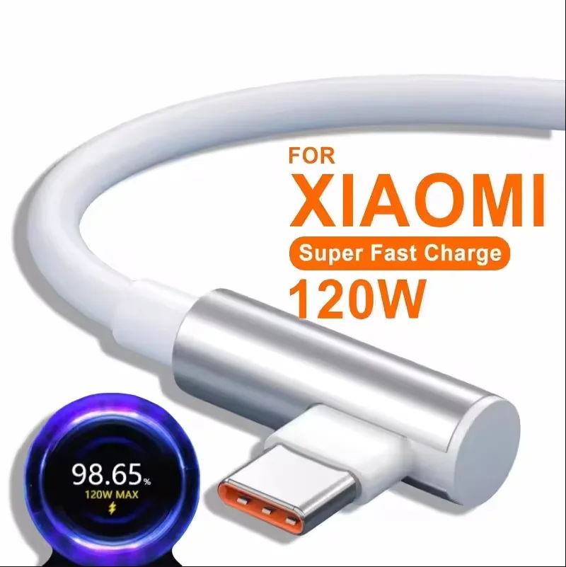 120W/40W USB-C 고속 충전 케이블, 엘보 USB-C 고속 데이터 케이블,..