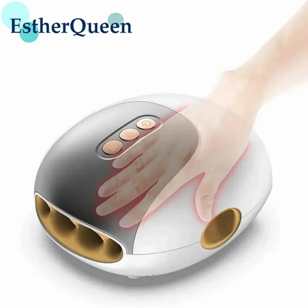 Hand Massager, Equipped with 16 Hot Wireless Mini Massage Points, with Heating Function to Alleviate Hand Fatigue. wireless smart heating gloves winter appliances to keep hand warmers office riding gadgets to keep warm usb warmer