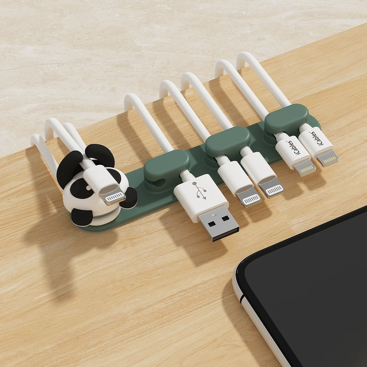 Cable Organizer Desk Organizer Storage Organizer Bag Organizer Cable Clips Desk Cable Management Self-adhesive Fixer Clip Home Office Car Multifunctional Organizer Holder