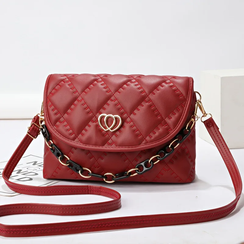 2023FashionChainWomensBagPopularShoulderBagLuxuryPULeather