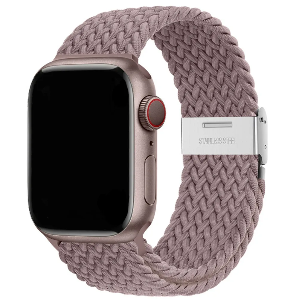 Braided Nylon Strap for Apple Watch - Vibrant and Durable Bracelet