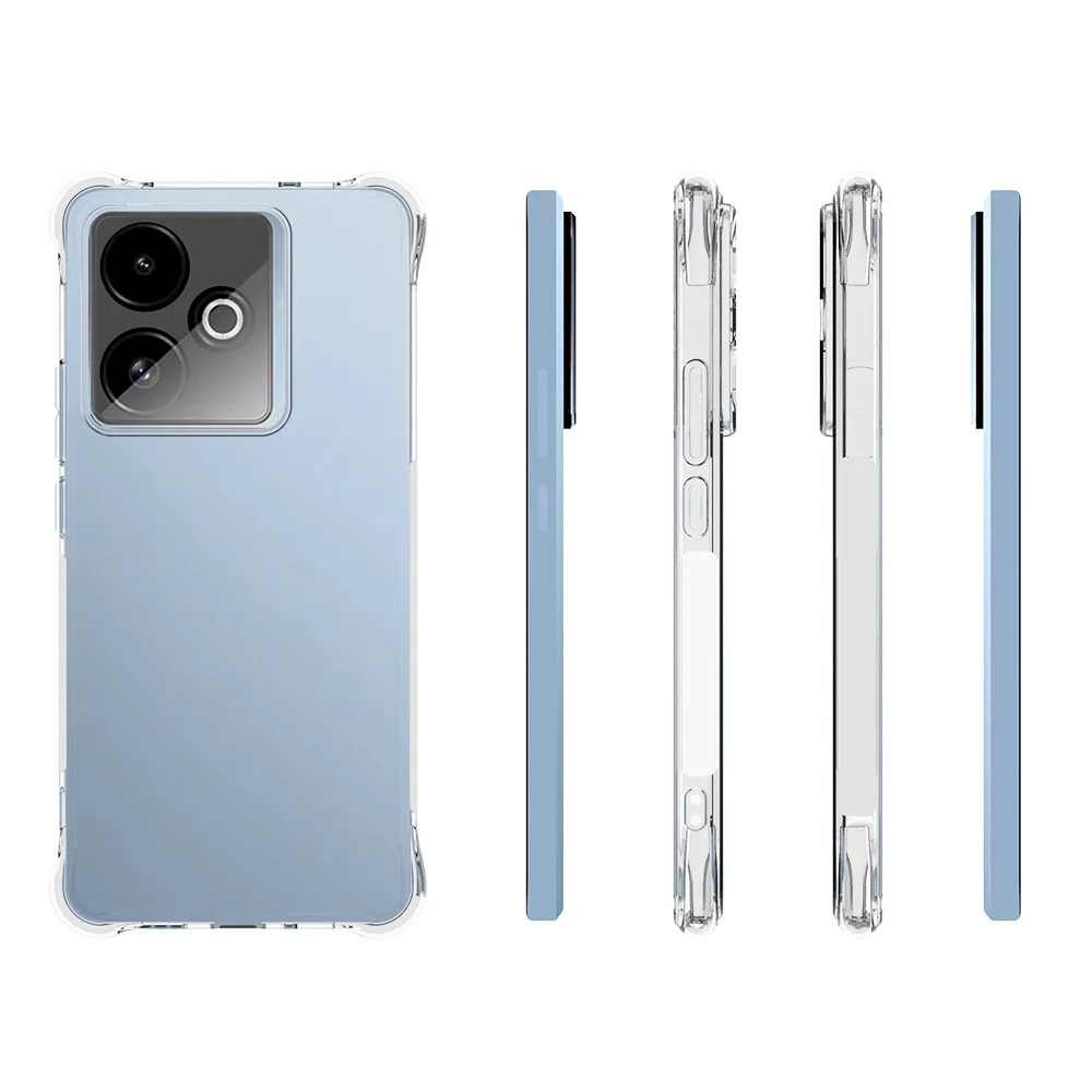 Enhanced Shockproof TPU Armor Case - Transparent Protective Cover