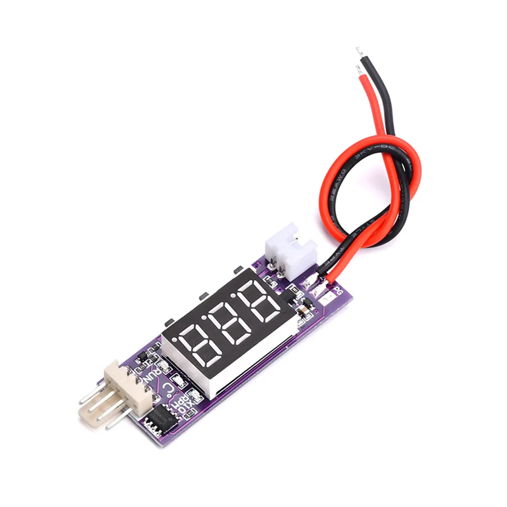 Fan Speed Controller DC12V PWM Fan Temperature Control Governor Small 4 Wire Temperature Speed Digital Display Supports 3A Internal Fan Shutdown