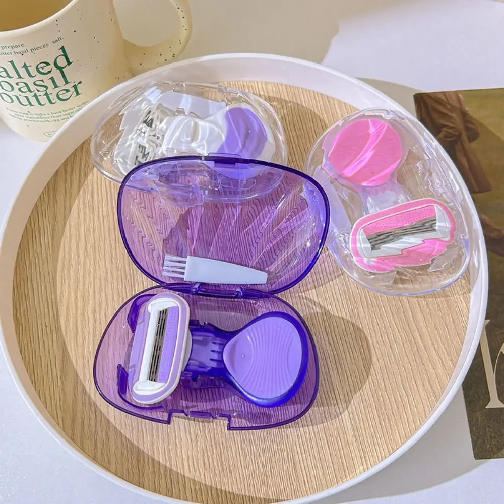 

Smooth Shaving Women Safety Facial Hair Remover Comfortable Machine Aloe Vera Strip Bikini Mini Razor with Storage Box