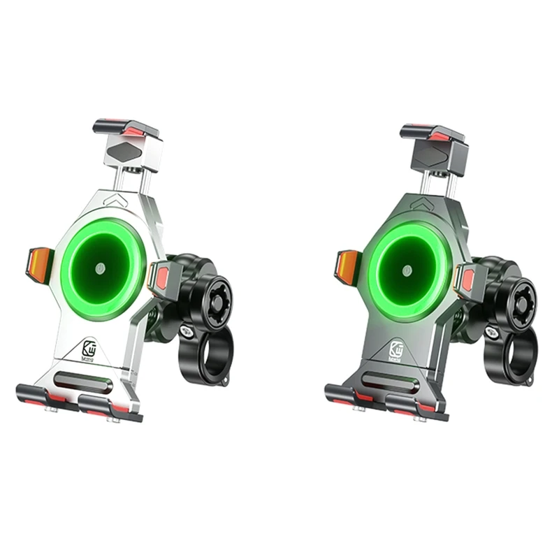 

Стабильный зарядный адаптер подставка для мотоцикла скутера противоскользящее крепление для телефона с 15 Вт беспроводным зарядным устройством противоударное зарядное устройство