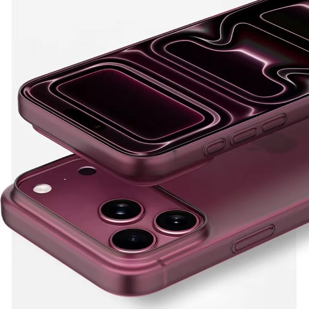 Ultra-thin Matte Translucent Phone Case For iPhone 12 13 14 15 16 17 18 Pro Max Plus Frosted Anti-Fingerprint Hard PC Slim Cover