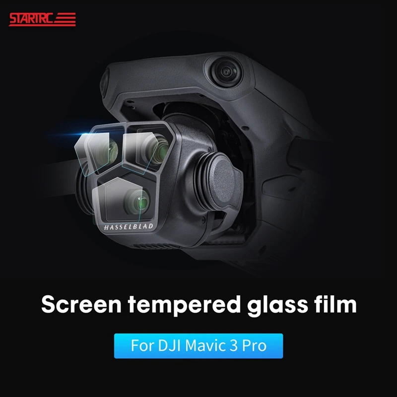 

for DJI Mavic 3 Pro Drone Lens Tempered Glass Film Gimbal Camera Screen Anti-scratch HD Transparent Protective Explosion-proof