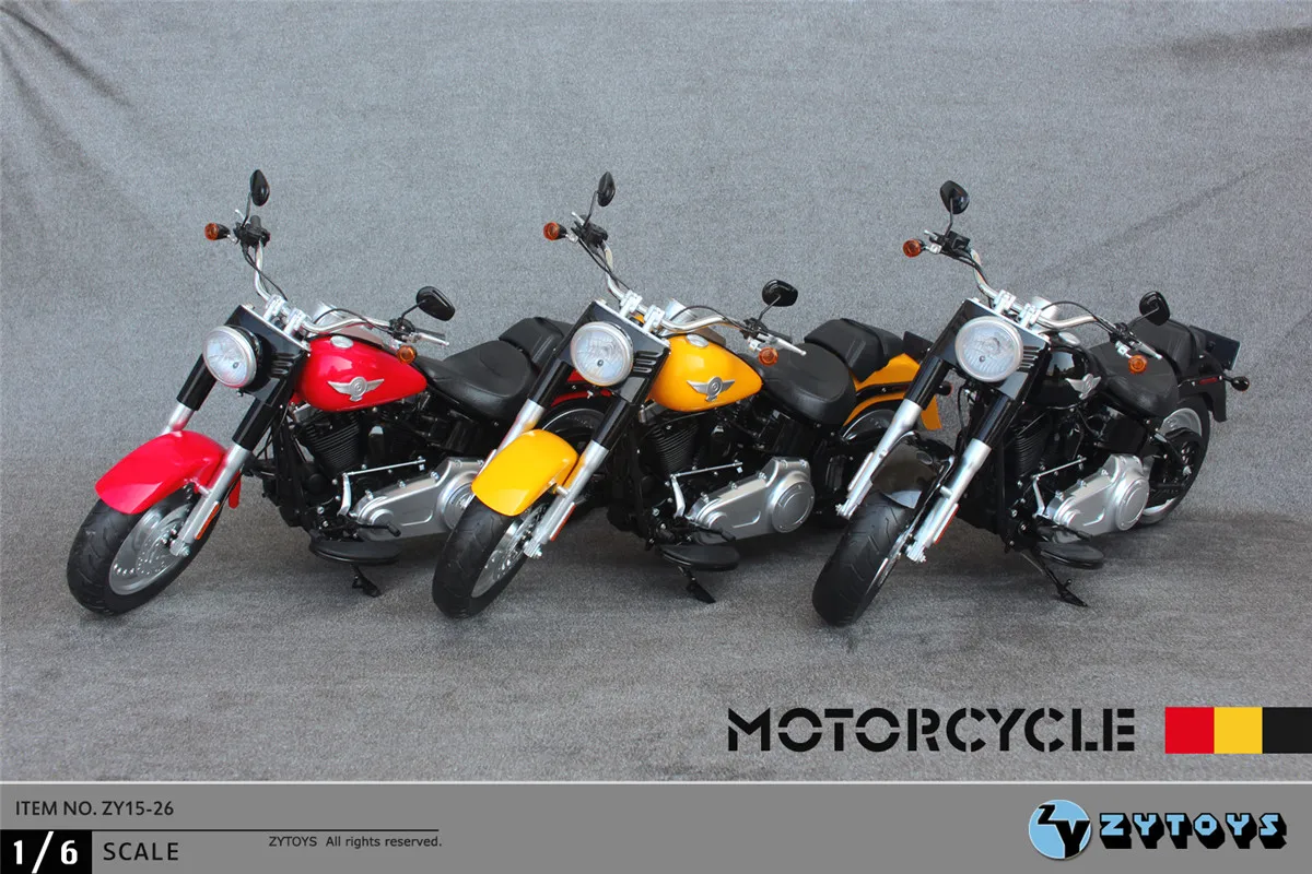 New Zytoys 1/6 Scale Motorcycle Model Cool Fashion Heavy Vehicle For 12 ...