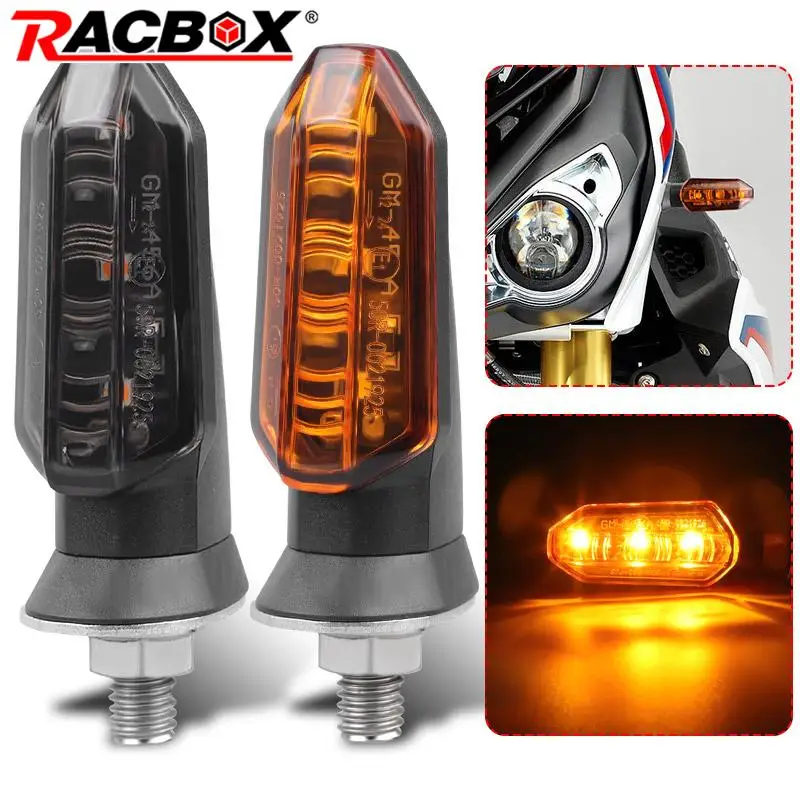 thumbnail image 2 of Universal 4PCS Motorcycle Turn Signals 12V 14 LED Italy 2 of 9