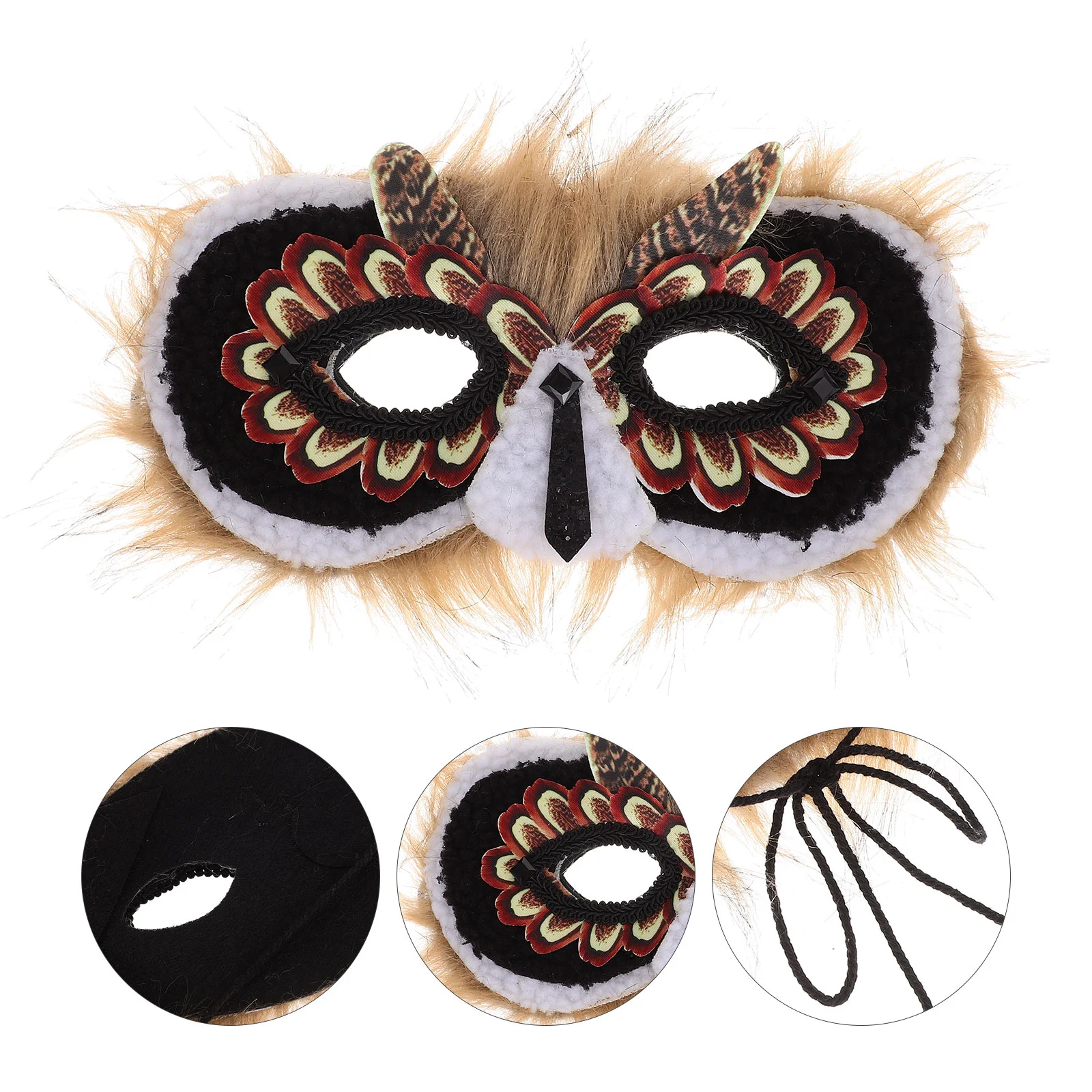 

Party Decorative Mask Animal Masks Owl Costume Animals Design Non-woven Fabric Child