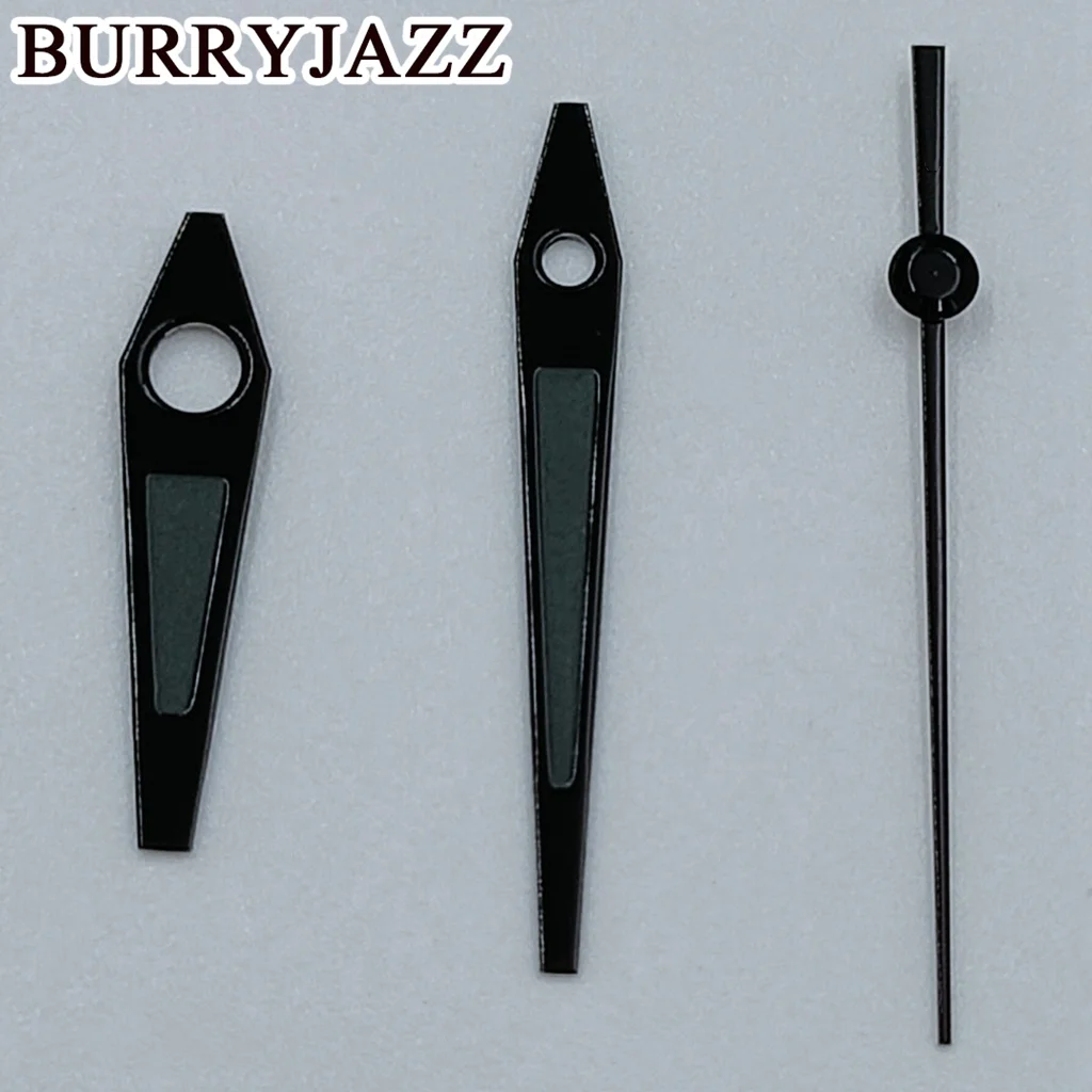 BURRYJAZZ NH35 NH36 NH38 7S26 7S36 4R35 4R36 Uhrzeiger Silber Gold Roségold Schwarz Weiß Schwarz Grau Zeiger Grün Leuchtend – Detail 9